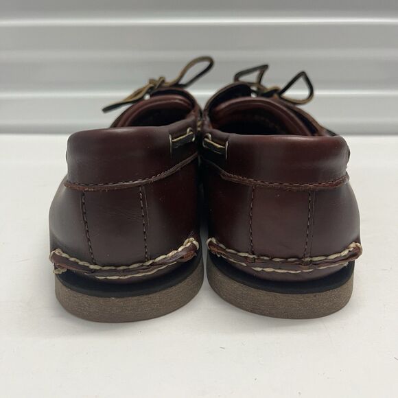 Timberland Men SZ 12 M Boat Shoes Classic Brown Full Grain Leather 25077